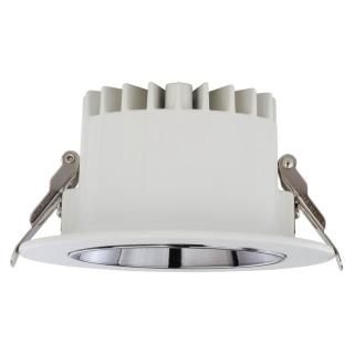 KEA stropna svetilka LED 20W toplo bela IP44/20 okrogla bela/krom - 5