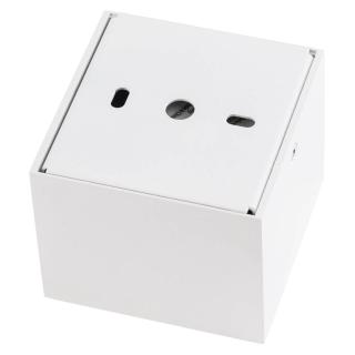 MIDI ceiling light LED 16W warm white square white/black - 3