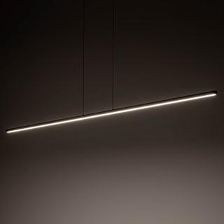 BAR pendant light LED 27W warm white elongated black/white - 2