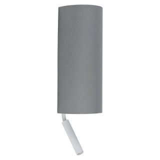 VELERO wall light G9; E27 grey/white - 3