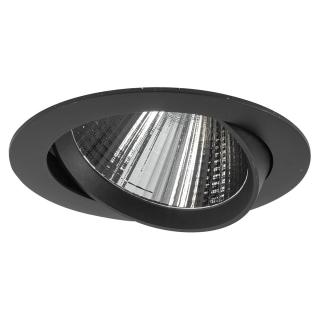EGINA ceiling light LED 15W warm white round black - 2