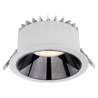 KEA stropna svetilka LED 40W toplo bela IP44/20 okrogla bela/krom - 3