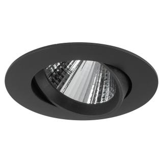 EGINA ceiling light LED 10W daily white round black - 2