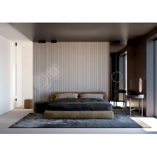 CIRCOLO S viseča svetilka LED 18W toplo bela okrogla črna/bela - 2