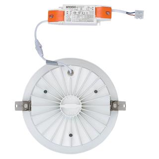 KEA stropna svetilka LED 40W toplo bela IP44/20 okrogla bela/krom - 6