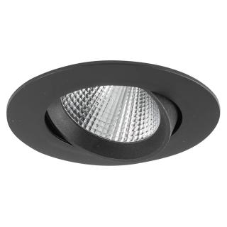EGINA stropna svetilka LED 5W toplo bela okrogla črna - 2