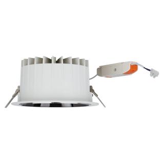 KEA stropna svetilka LED 40W dnevno bela IP44/20 okrogla bela/krom - 5