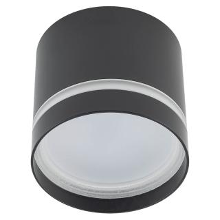 CRES ceiling light GX53 round black - 2