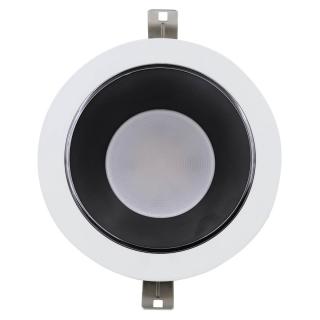 KEA stropna svetilka LED 20W toplo bela IP44/20 okrogla bela/krom - 2