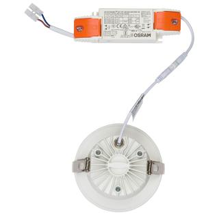 KEA stropna svetilka LED 20W dnevno bela IP44/20 okrogla bela/krom - 6