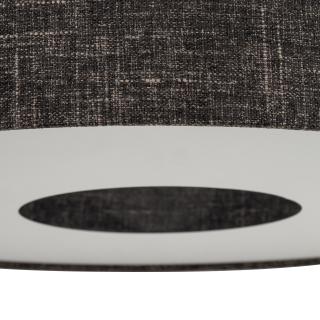 AMARELA S stropna svetilka E27 okrogla black melange - 3