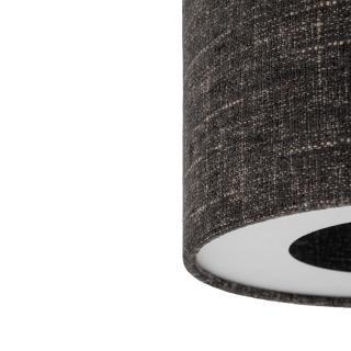 AMARELA S stropna svetilka E27 okrogla black melange - 2