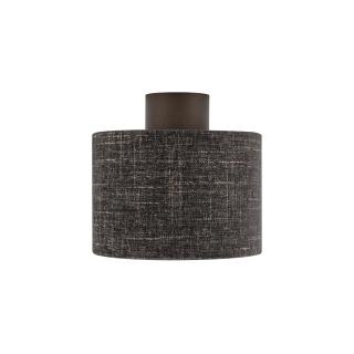 AMARELA S stropna svetilka E27 okrogla black melange - 1