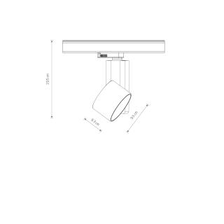 CTLS NEA LED tračna svetilka 20W 4000K črna - 5