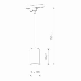PROFILE BIT tračna svetilka GU10, ES111 črna - 2