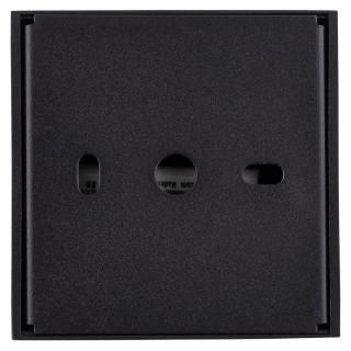 MIDI stropna svetilka LED 16W toplo bela kvadratna črna - 3