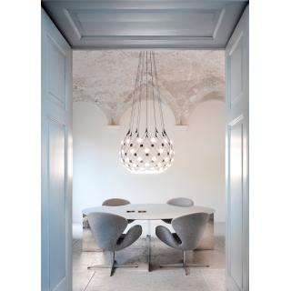 MESH LED viseča svetilka zatemnilna bela - 4