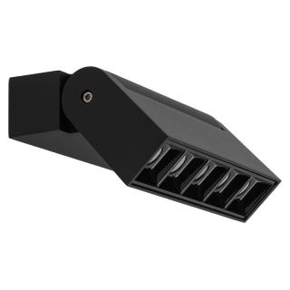 FOCUS MINI stenska svetilka LED 10W toplo bela pravokotna črna - 4