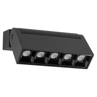 FOCUS MINI stenska svetilka LED 10W toplo bela pravokotna črna - 3
