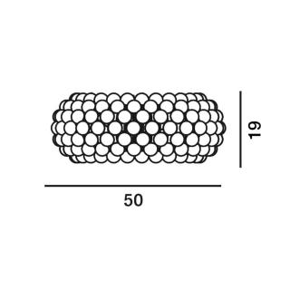 CABOCHE PLUS stropna svetilka LED zatemnilna siva - 1