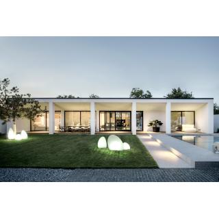 STONE S talna svetilka E27 IP44 okrogla bela - 2