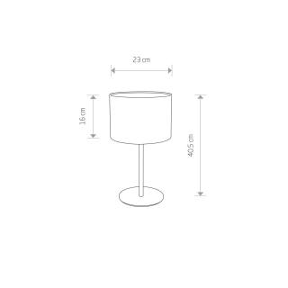 ALICE I B namizna svetilka E27 črna/črna - 1