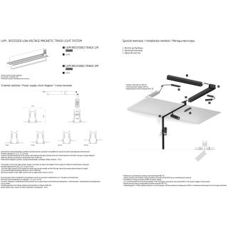 LVM tračnica NTMV 48V črna 1m - 1
