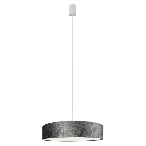 CROCO IV pendant light E27 grey/white