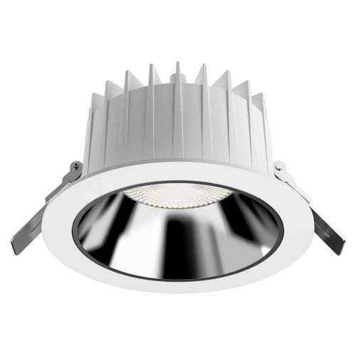 KEA stropna svetilka LED 30W dnevno bela IP44/20 okrogla bela/krom