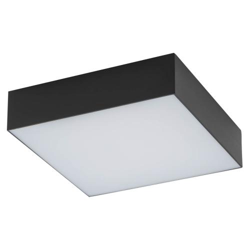 LID plafonjera svetilka LED 25W toplo bela kvadratna črna/bela
