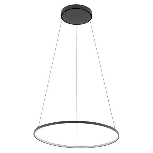 CIRCOLO M viseća lampa LED 21W toplo bijela okrugla crna/bijela