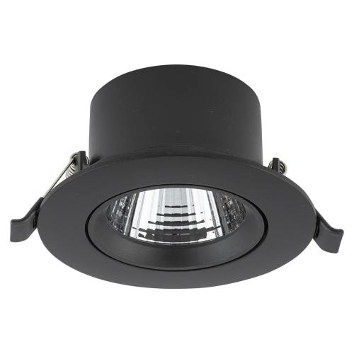 EGINA stropna svetilka LED 5W toplo bela okrogla črna