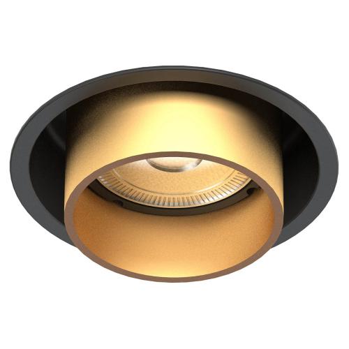MONO SLIDE ceiling light GU10 round black/gold