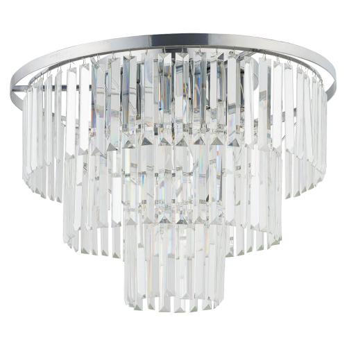 CRISTAL M ceiling light E14 silver/silver