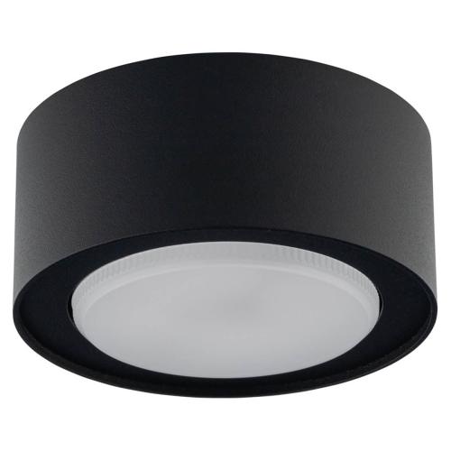 FLEA stropna lampa GX53 okrugla crna
