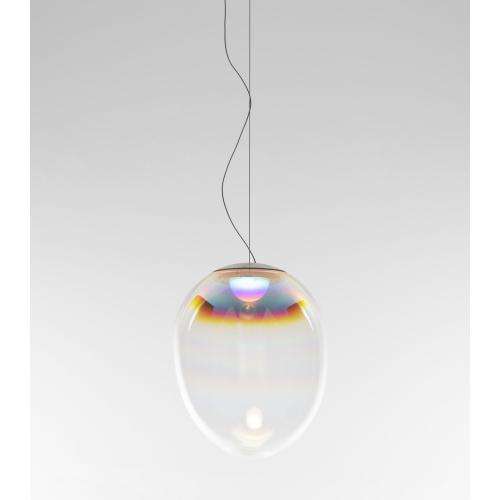 STELLAR NEBULA pendant light LED dimmable cristal glass with dicroic gradient