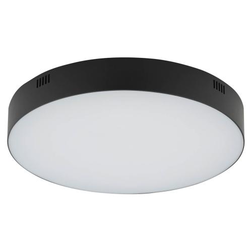 LID plafonjera svetilka LED 50W toplo bela okrogla črna/bela