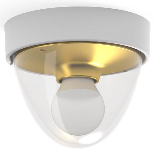 NOOK stropna lampa E27 IP44 bijela/bijela