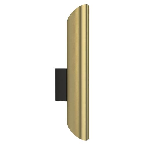 EYE wall light GU10 oval brass/black