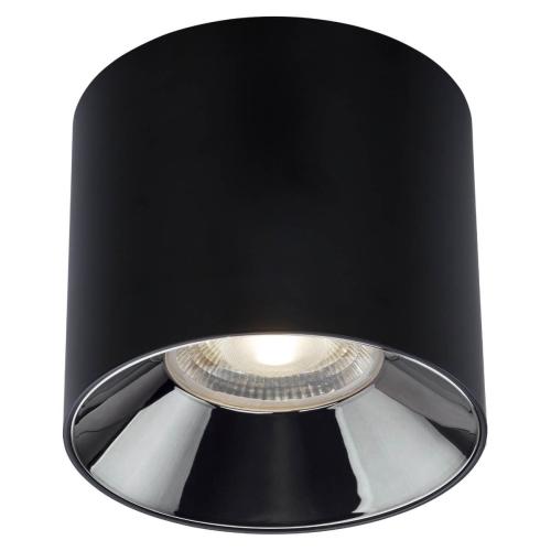 IOS 60° stropna svetilka LED 40W toplo bela okrogla črna