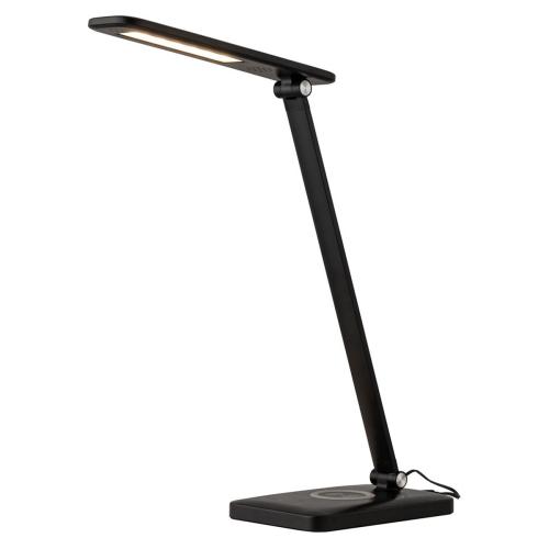 STYLE stolna lampa LED 10W dimm CCT USB i Wi-Fi punjač (5V, 1A) pravokutna crna