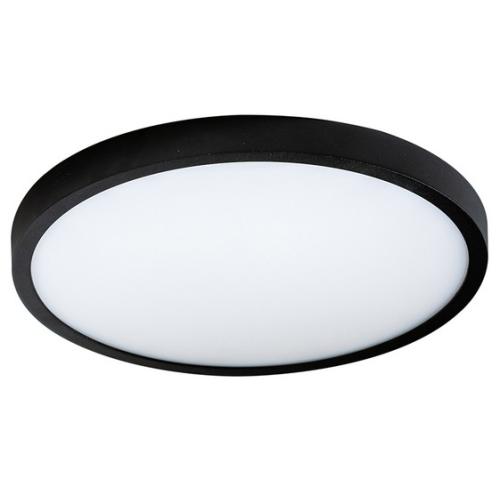 MALTA R stropna svetilka LED 24W toplo bela  črna