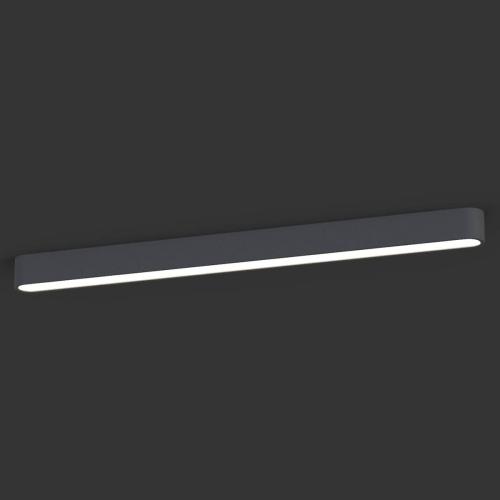 SOFT 90x6 stropna svetilka LED 16W siva/bela - 2