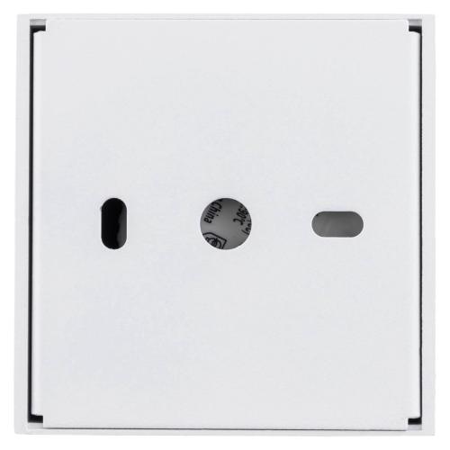 MIDI ceiling light LED 16W daily white square white/black - 3