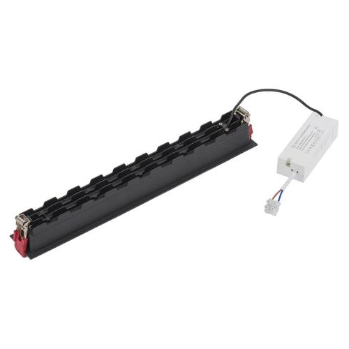 MIDI stropna svetilka LED 40W toplo bela pravokotna črna - 3