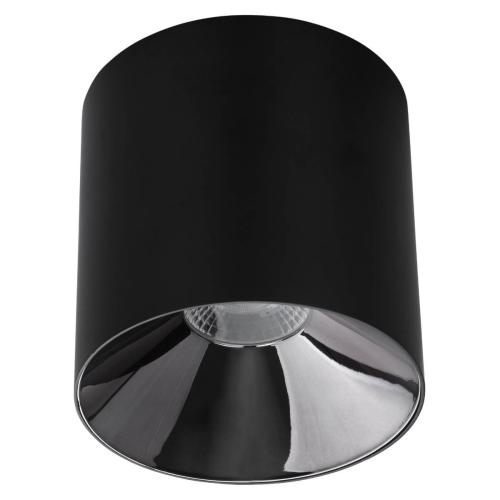 IOS 60° ceiling light LED 20W warm white round black - 3