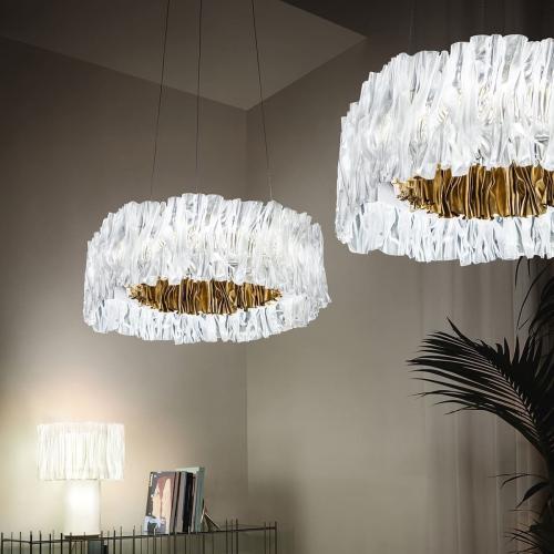 ACCORDEON SUSPENSION pendant light LED dimmable gold - 3