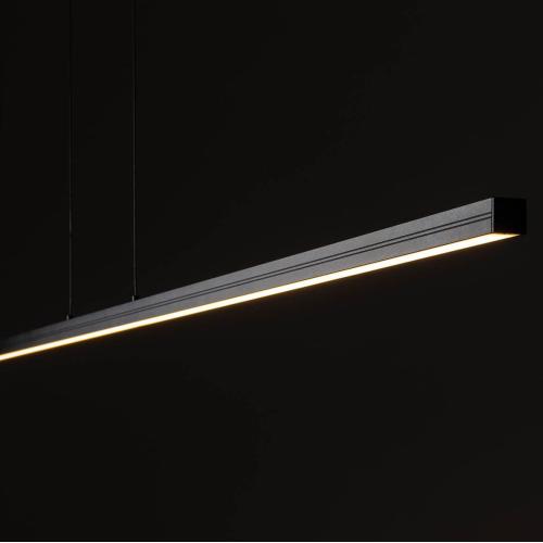 BAR pendant light LED 27W warm white elongated black/white - 4