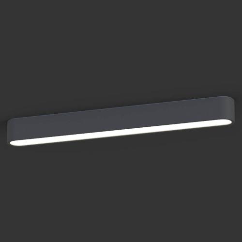 SOFT 60x6 stropna svetilka LED 11W siva/bela - 2
