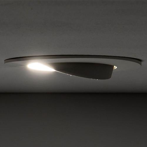EGINA stropna svetilka LED 15W toplo bela okrogla črna - 4